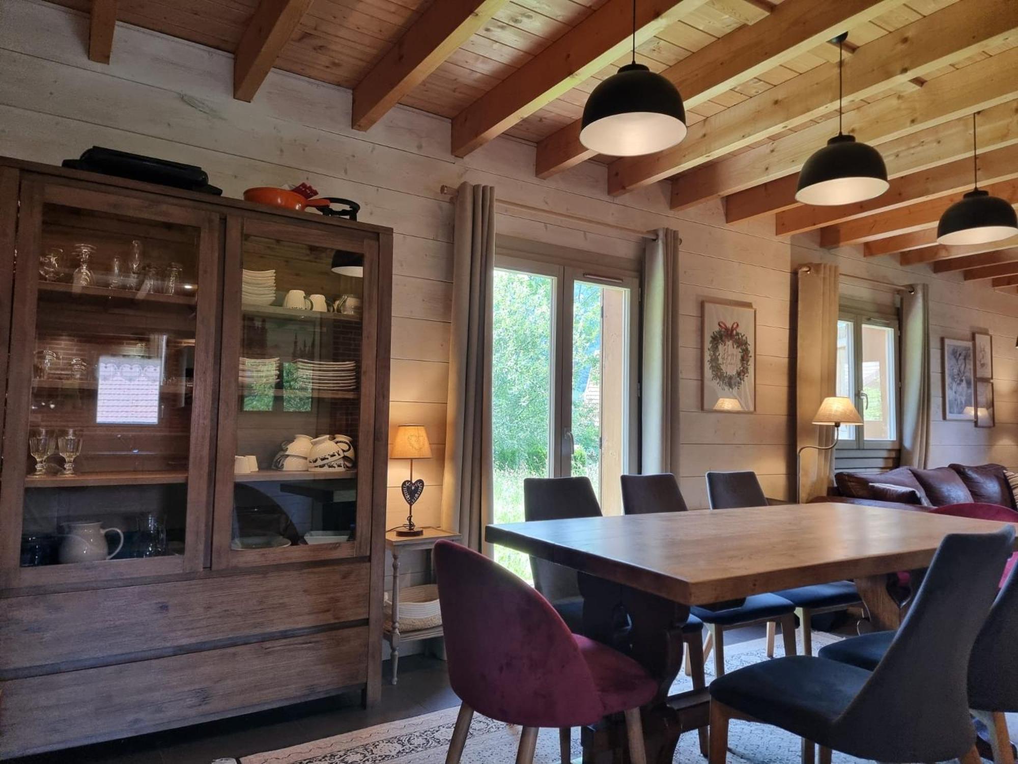 Le Chalet Du Pere Michel, Jacuzzi, Sauna, Jardin La Bresse Bagian luar foto