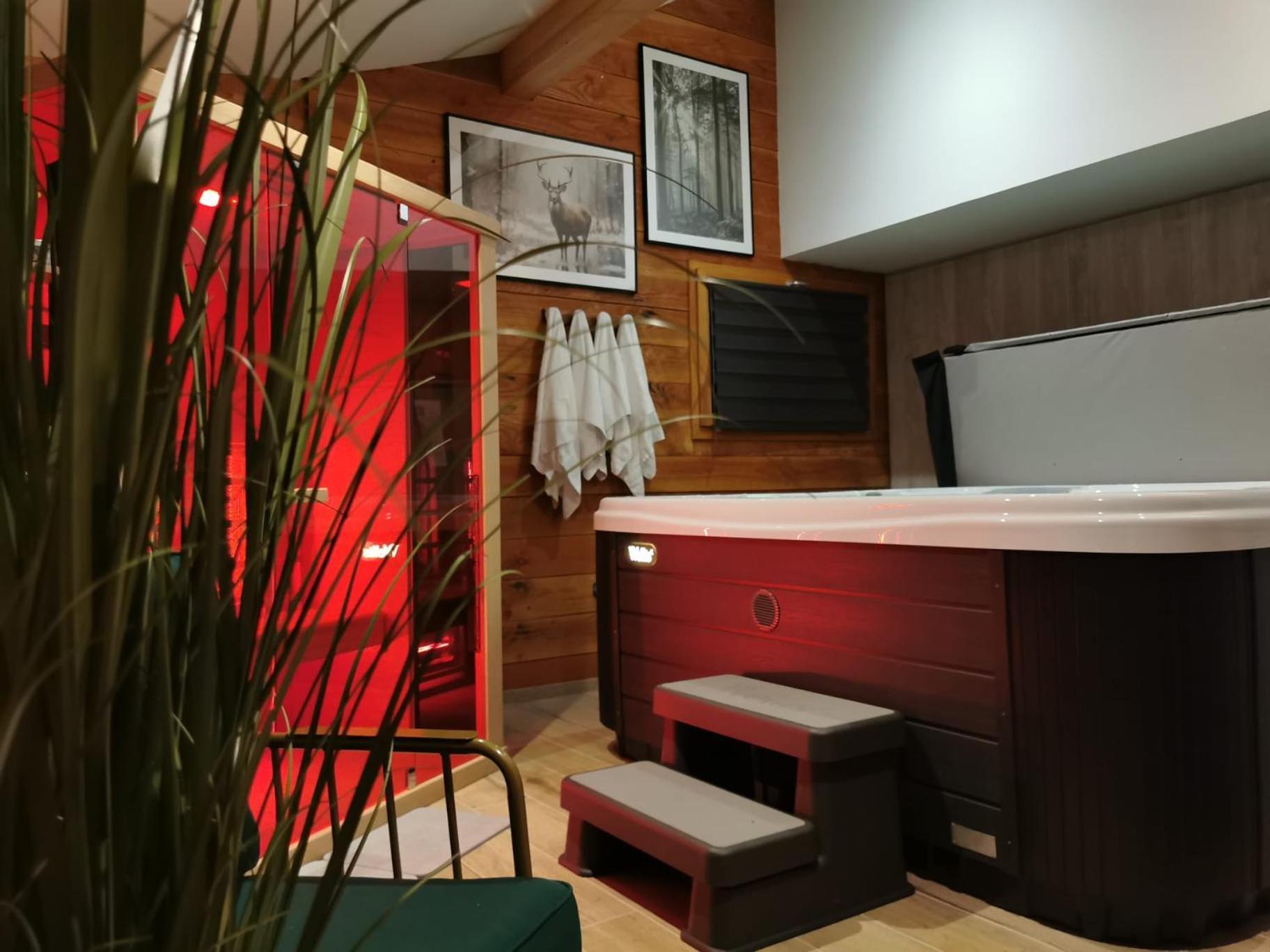 Le Chalet Du Pere Michel, Jacuzzi, Sauna, Jardin La Bresse Bagian luar foto