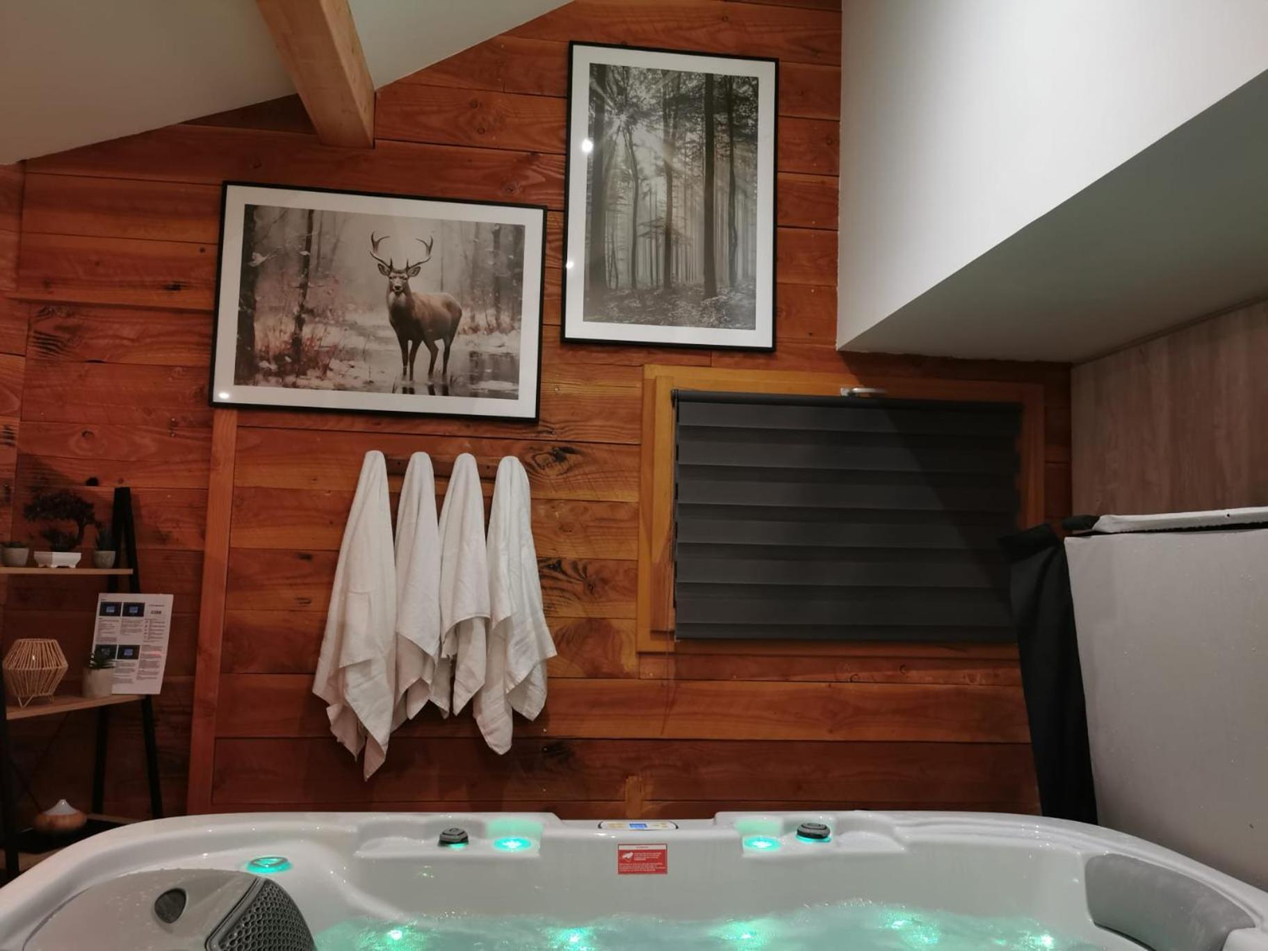 Le Chalet Du Pere Michel, Jacuzzi, Sauna, Jardin La Bresse Bagian luar foto