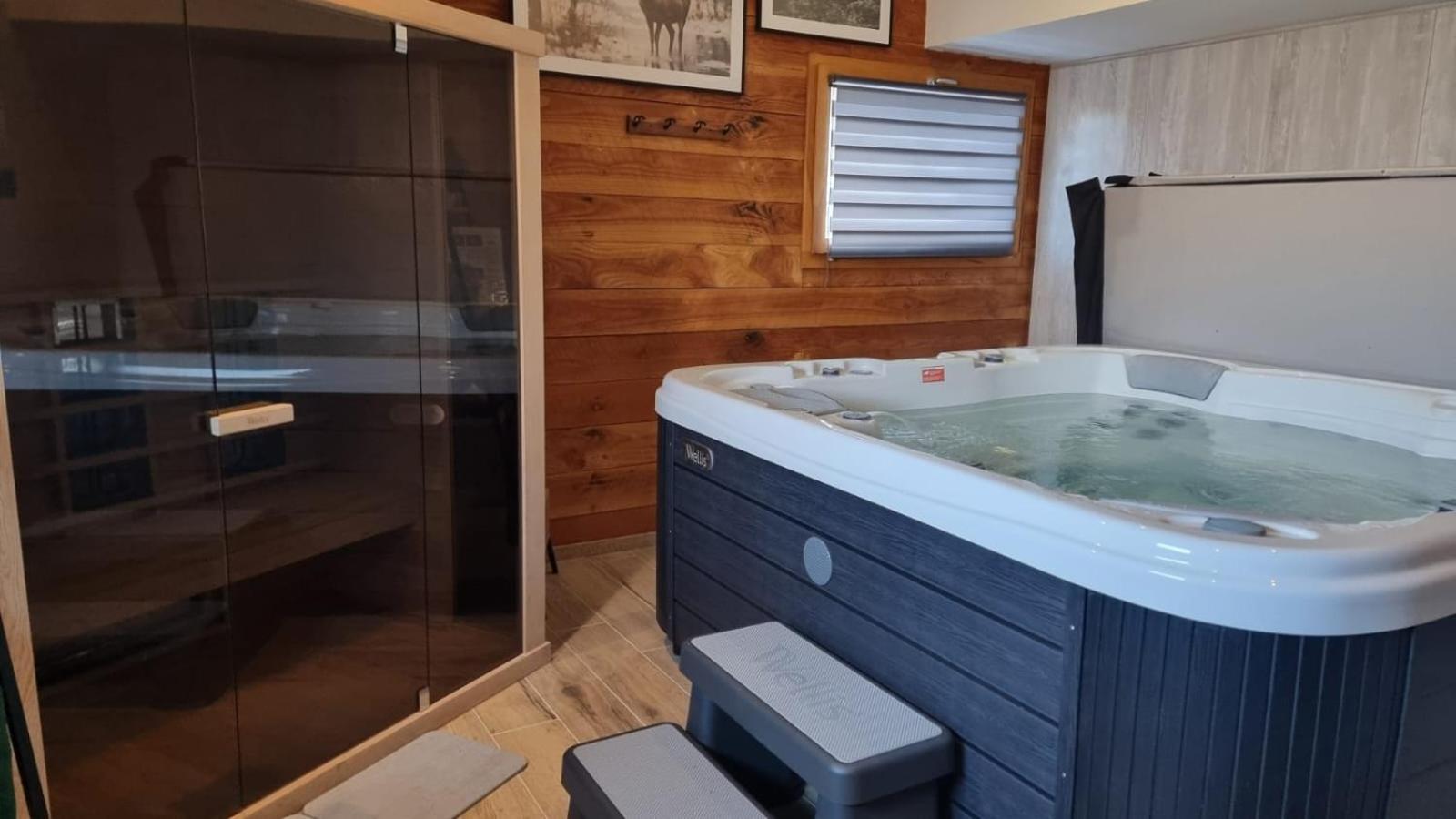 Le Chalet Du Pere Michel, Jacuzzi, Sauna, Jardin La Bresse Bagian luar foto